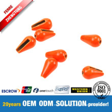 Tungsten Tear Drop Fluo Orange Heavier than Fishing Lead Sinkers